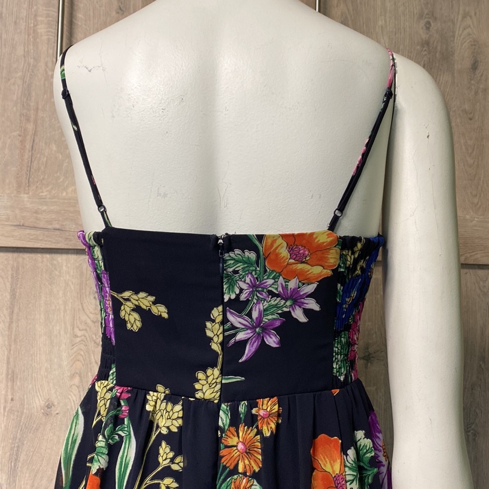 Express Adjustable Spaghetti Strap Navy With Brig… - image 7